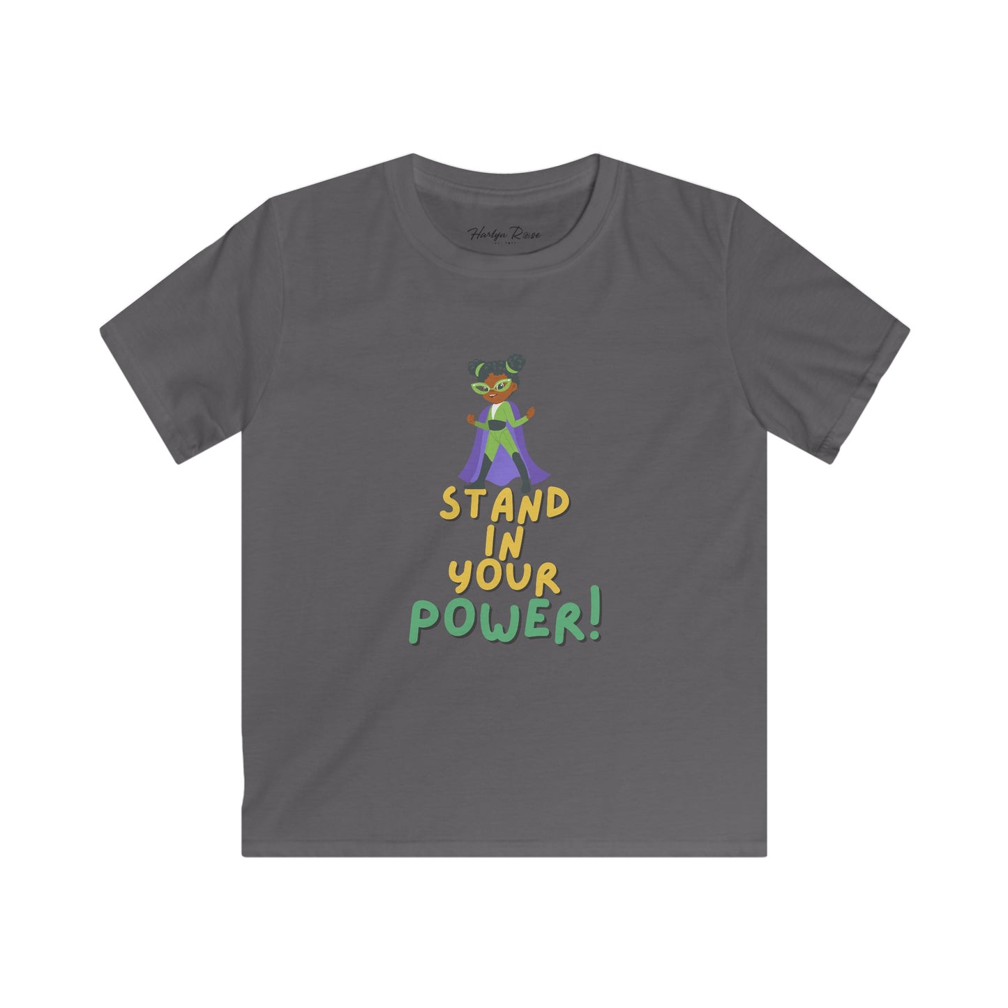 Stand In Your Power Kids Softstyle Tee