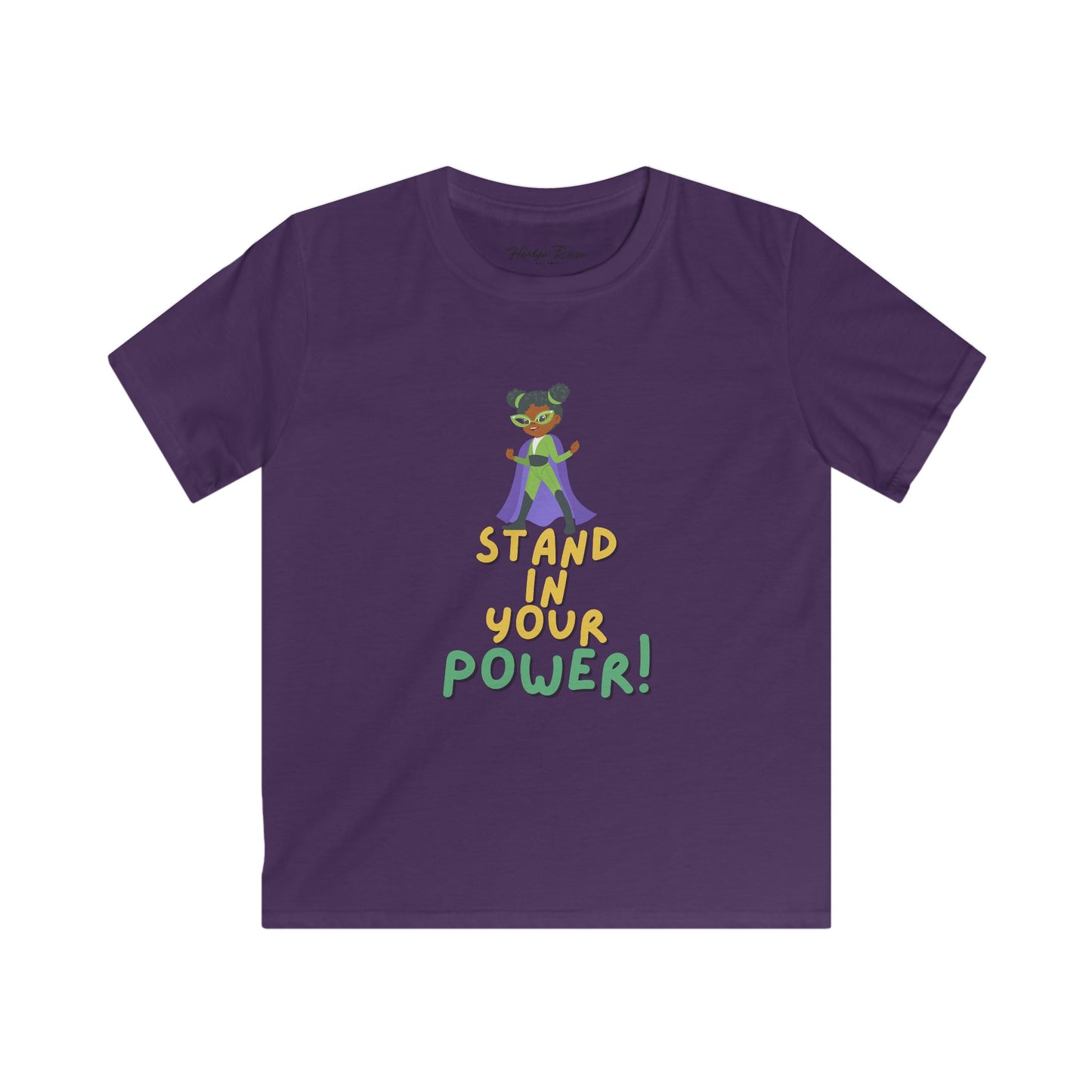 Stand In Your Power Kids Softstyle Tee