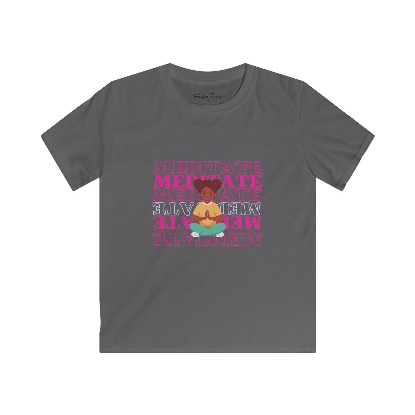 Mindful Moments Kids Soft Tee - Meditate