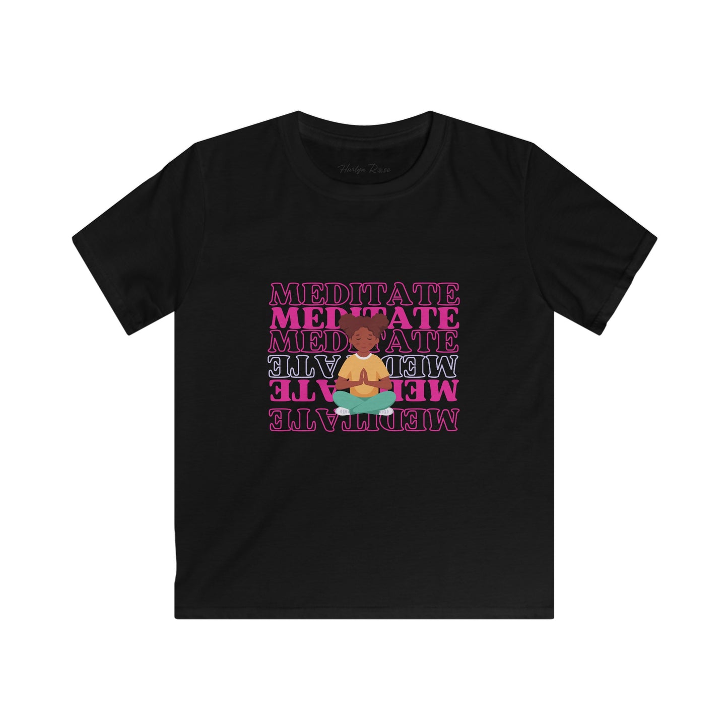 Mindful Moments Kids Soft Tee - Meditate