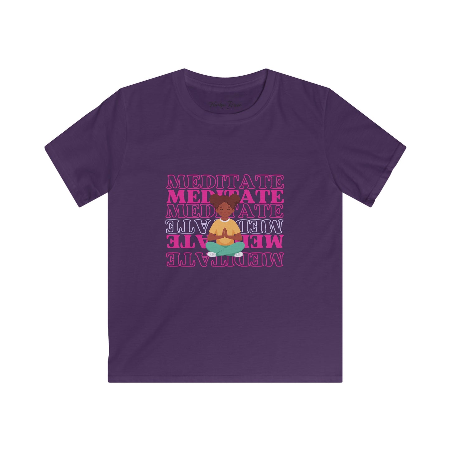 Mindful Moments Kids Soft Tee - Meditate