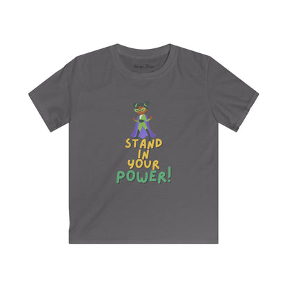 Stand In Your Power Kids Softstyle Tee