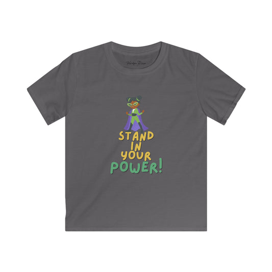 Stand In Your Power Kids Softstyle Tee