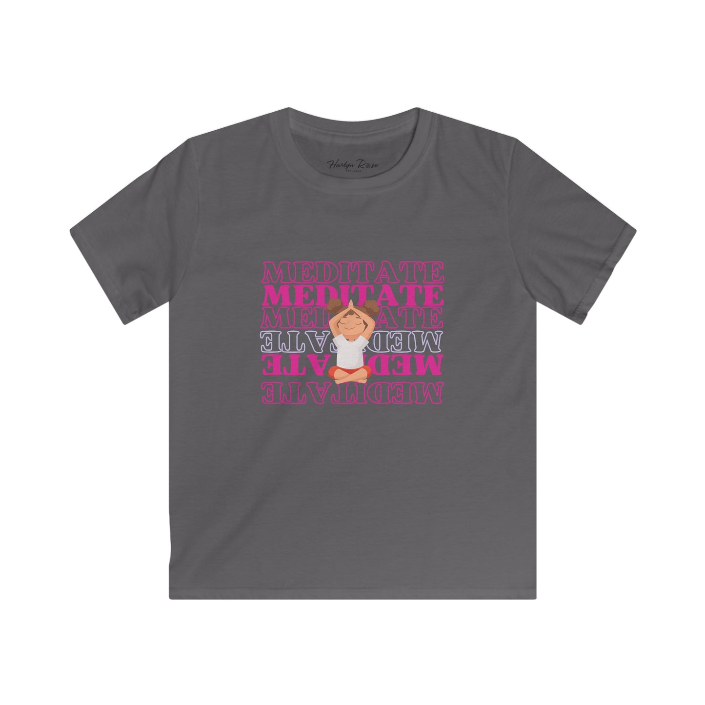 Mindful Moments Kids Soft Tee - Meditate