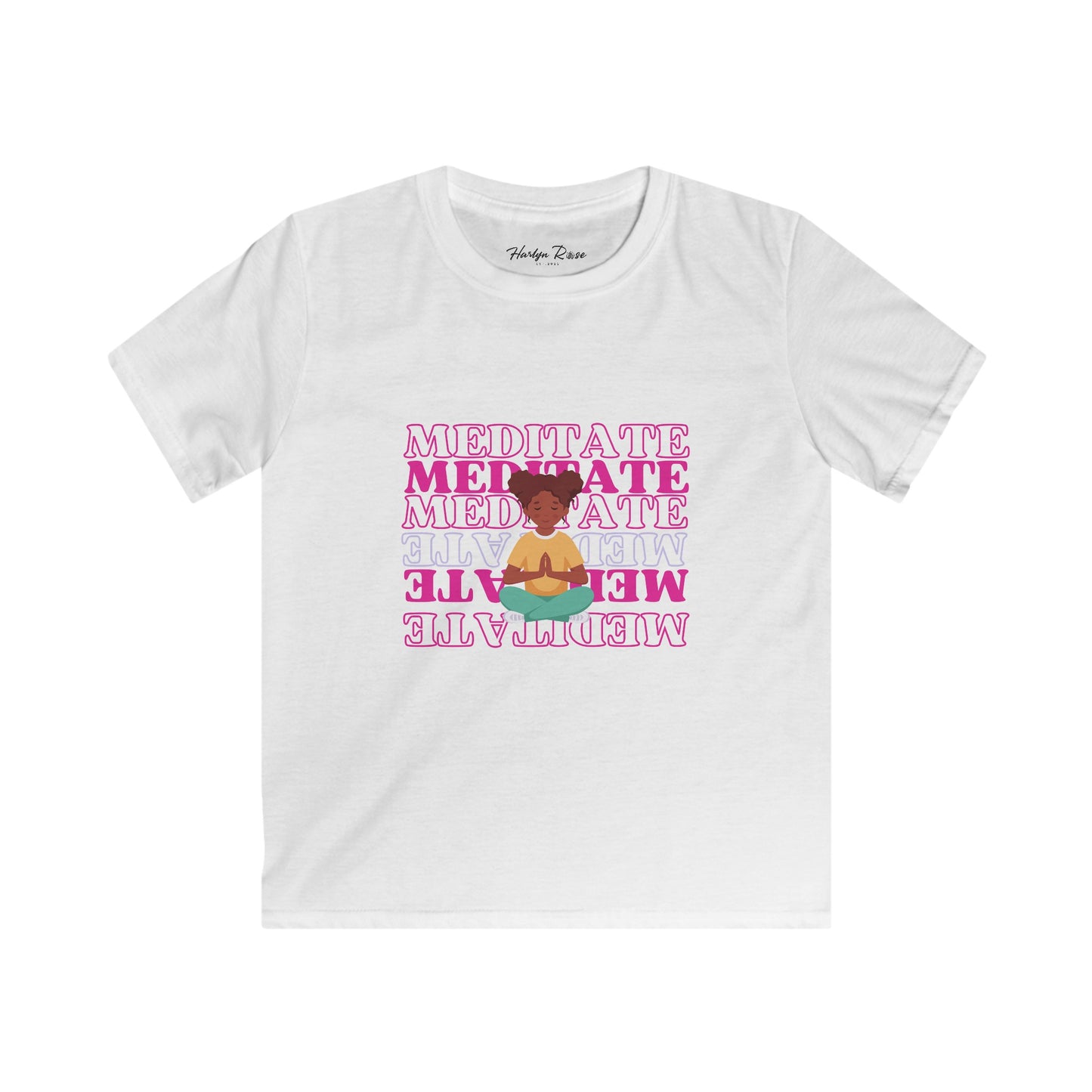Mindful Moments Kids Soft Tee - Meditate