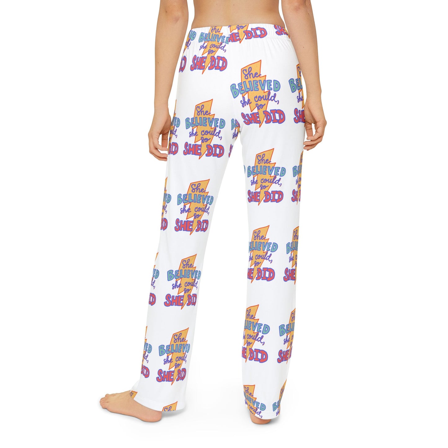 She Believed She Could So She Did Kids Pajama Pants