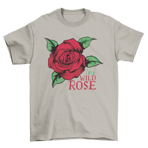New! Captivating Wild Rose T-shirt
